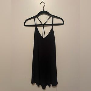 Black mini dress